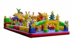 Inflatable bouncer castle