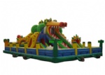 Inflatable bouncer castle