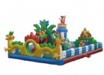 Inflatable bouncer castle