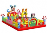 Inflatable bouncer castle