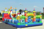 Inflatable bouncer castle