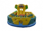 Inflatable bouncer castle