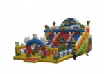 Inflatable bouncer castle