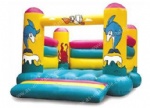 Inflatable bouncer castle