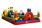 Inflatable bouncer castle