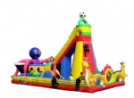 Inflatable bouncer castle