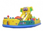 Inflatable bouncer castle