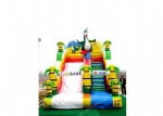 Dinosaur inflatable slide