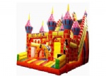 Castle inflatable slide