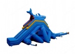 Shark inflatable slide