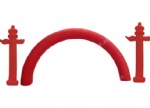 Inflatable arch