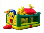 Inflatable bouncer castle