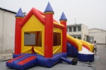 Inflatable bouncer castle