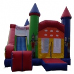 Inflatable bouncer castle