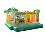 Inflatable bouncer castle