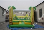 Inflatable bouncer castle