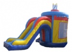 Inflatable bouncer castle