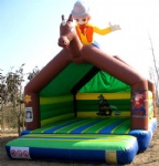 Inflatable bouncer castle