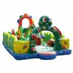 Inflatable bouncer castle