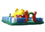 Inflatable bouncer castle